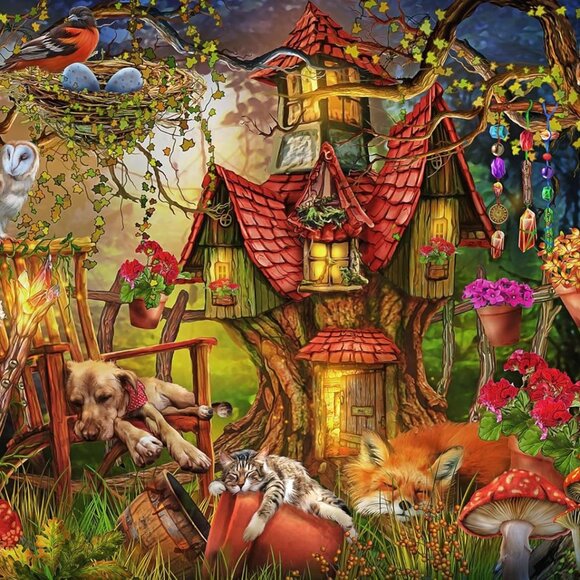 Jigsaw Puzzle | 1000 Pieces | Woodland Snooze - Picture 1 of 2
